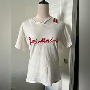 Fashion neck design tshirt